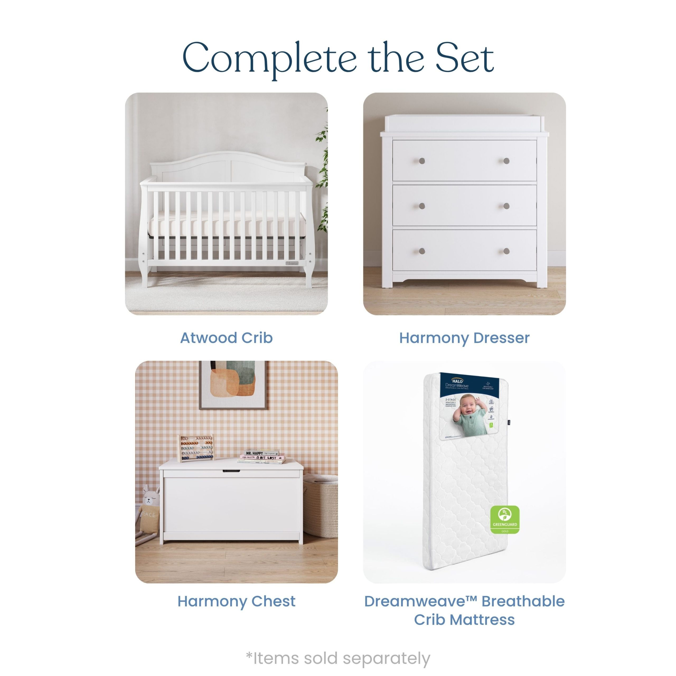 Camden 4-in-1 Convertible Crib. Matte White - Image 6