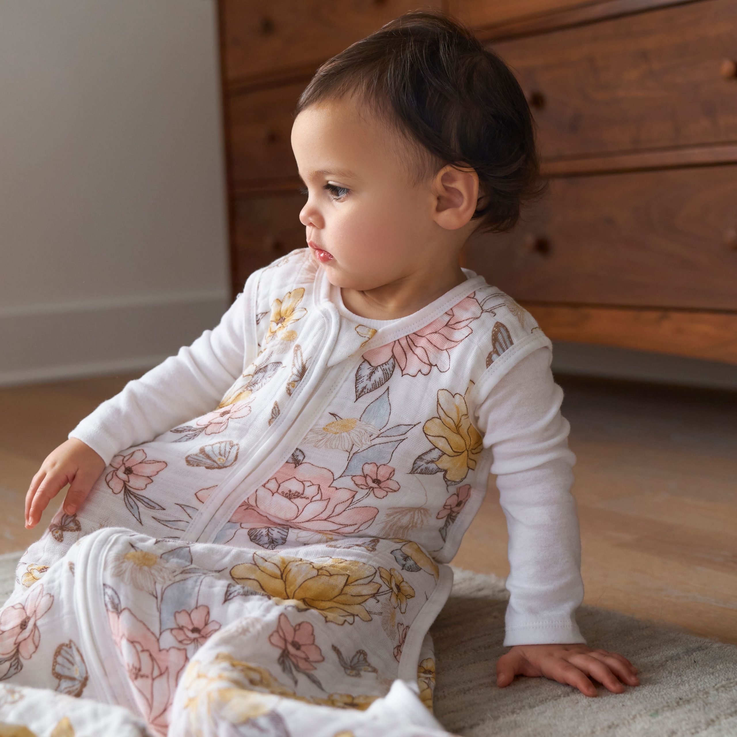 organic cotton light sleep sack TOG 1.0 - Image 2