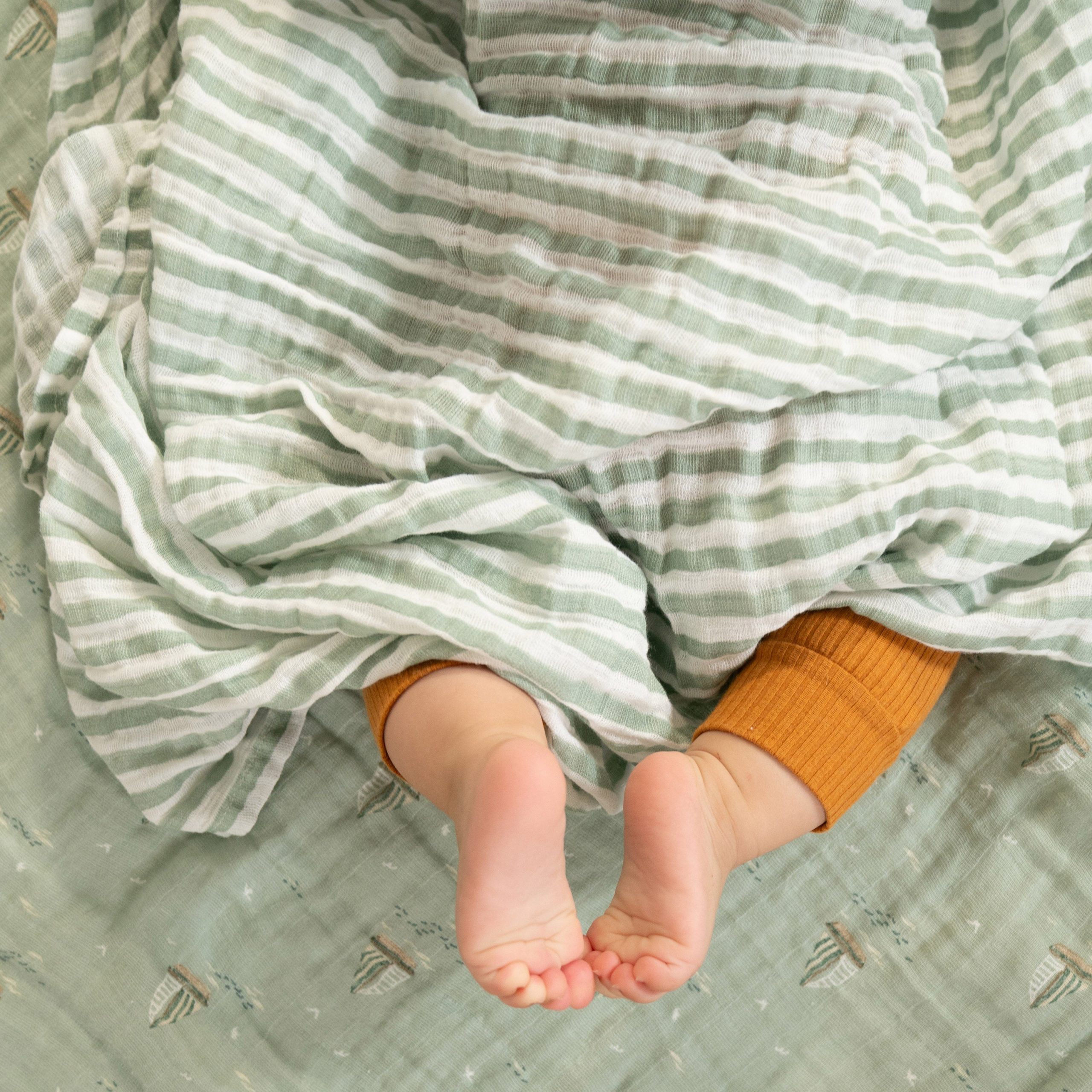organic cotton muslin swaddle blanket 4 pack - Image 3