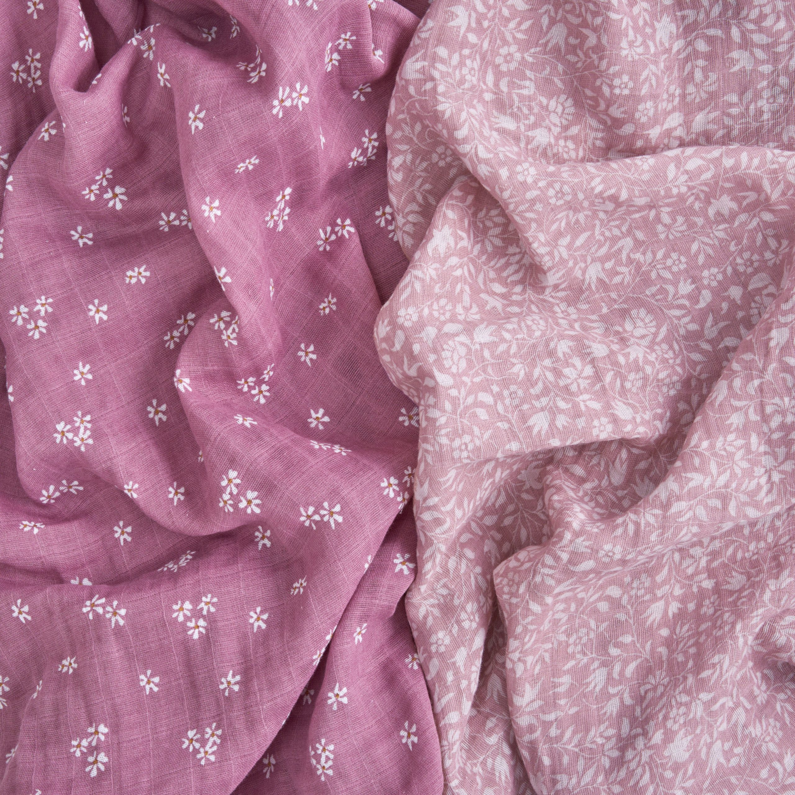 organic cotton muslin swaddle blanket 2 pack - Image 4