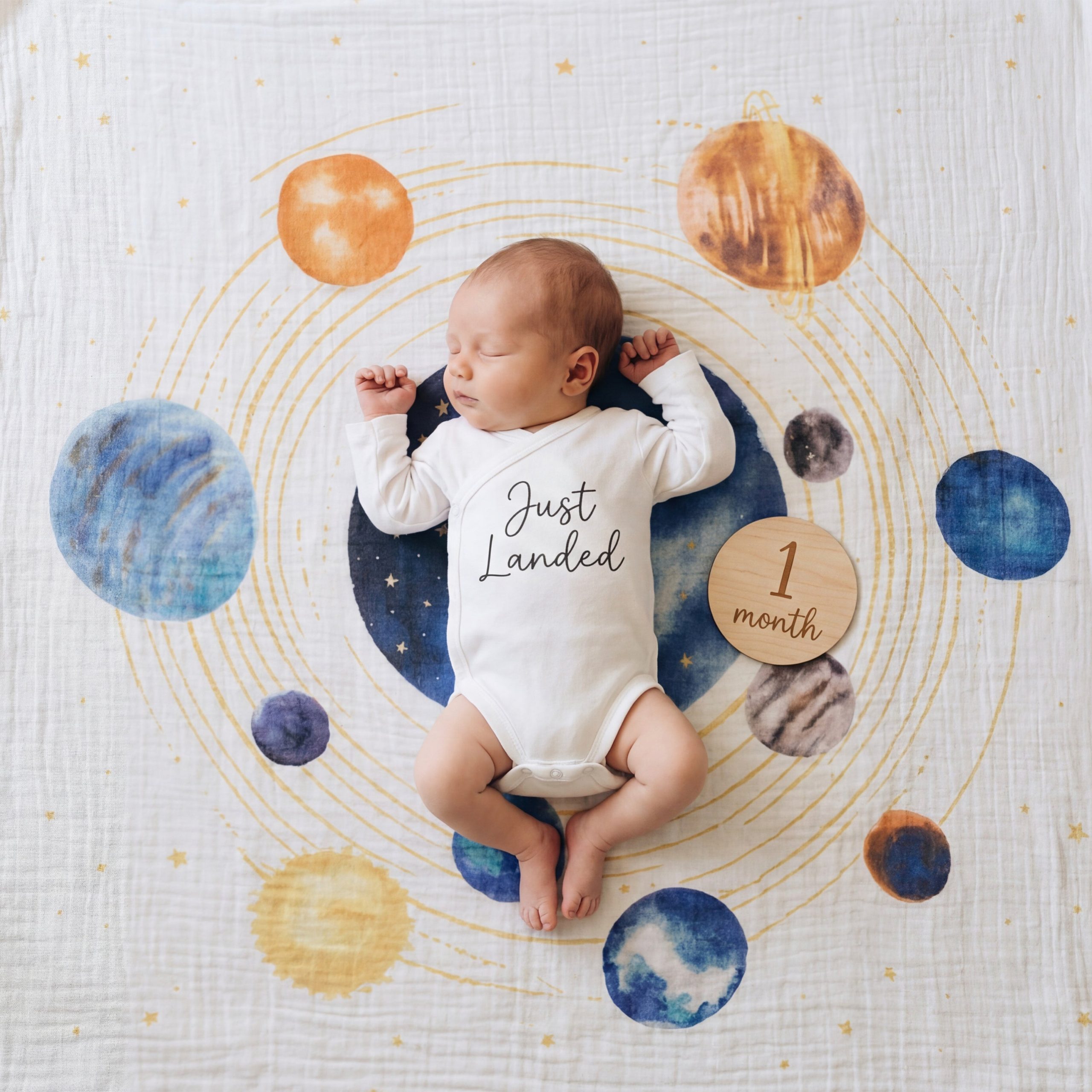 organic cotton muslin swaddle blanket 2 pack - Image 2