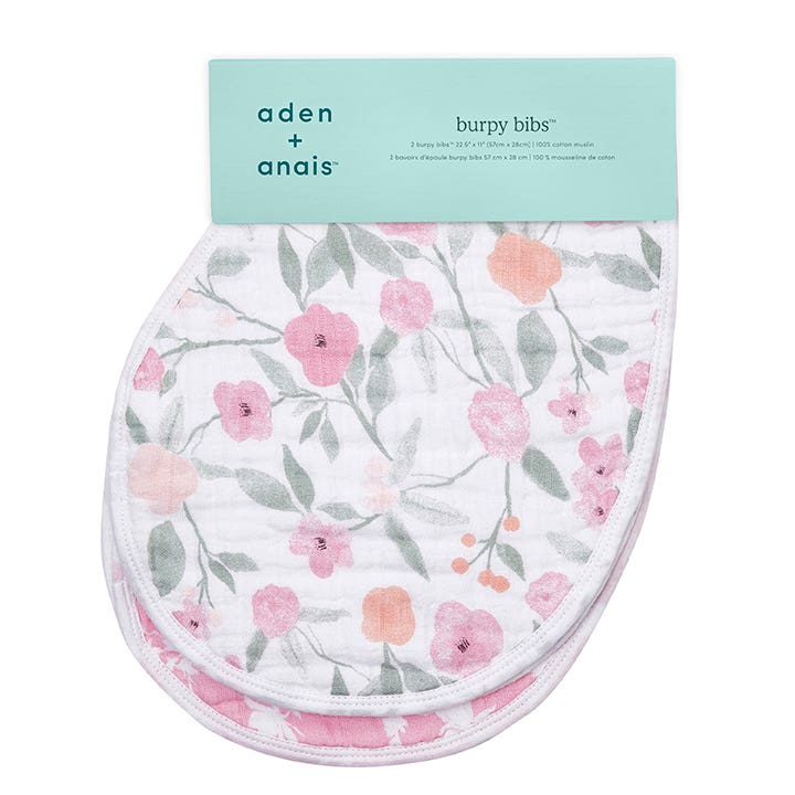boutique 100% cotton muslin burpy bibs 2 pack - Image 5
