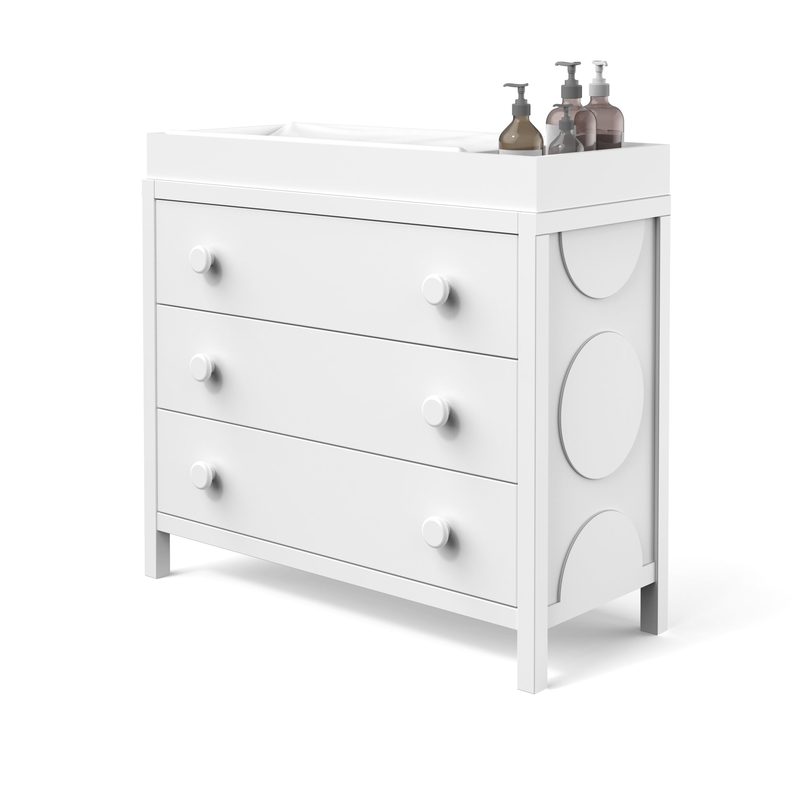 F01792 - Universal Changing Table Topper. Matte White - Image 8