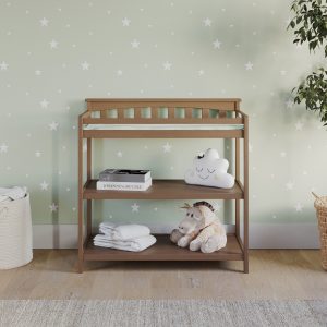 Flat Top Baby Changing Table. Dusty Heather