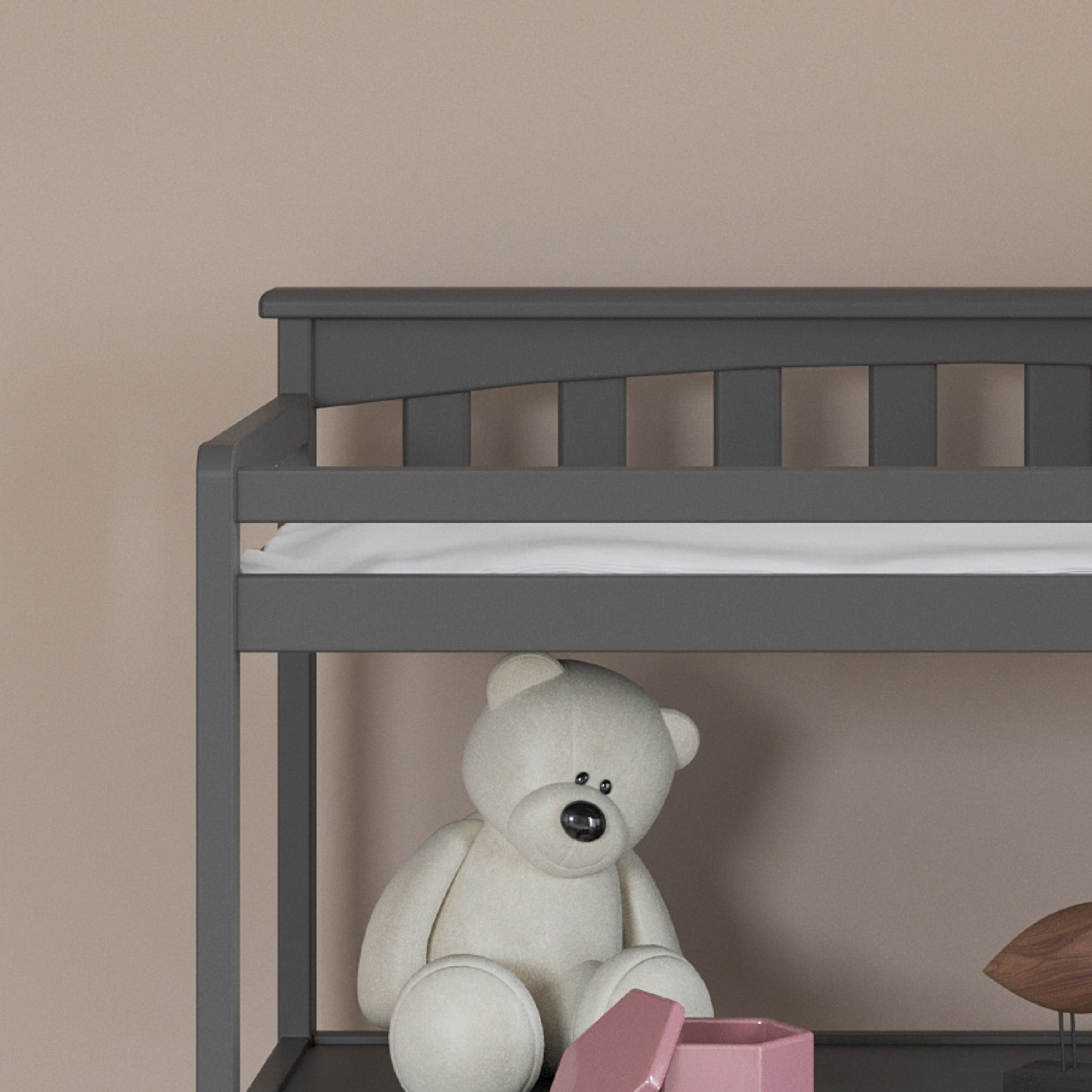 Flat Top Baby Changing Table. Cool Gray - Image 18