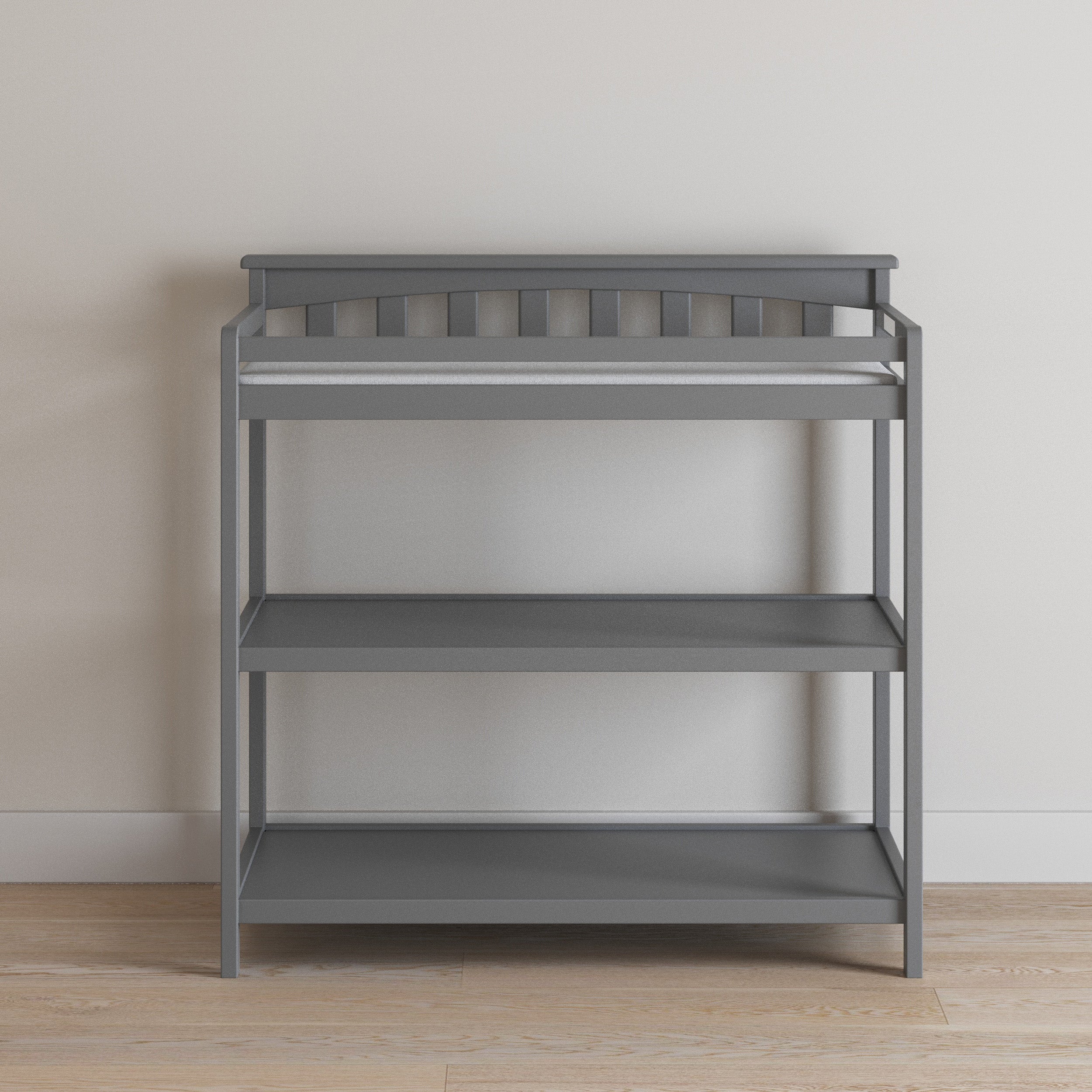 Flat Top Baby Changing Table. Cool Gray - Image 3