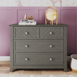 Atwood 3-Drawer Dresser. Lunar Gray