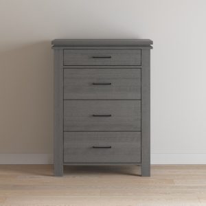 Denman 4 Drawer Chest. Midnight Gray