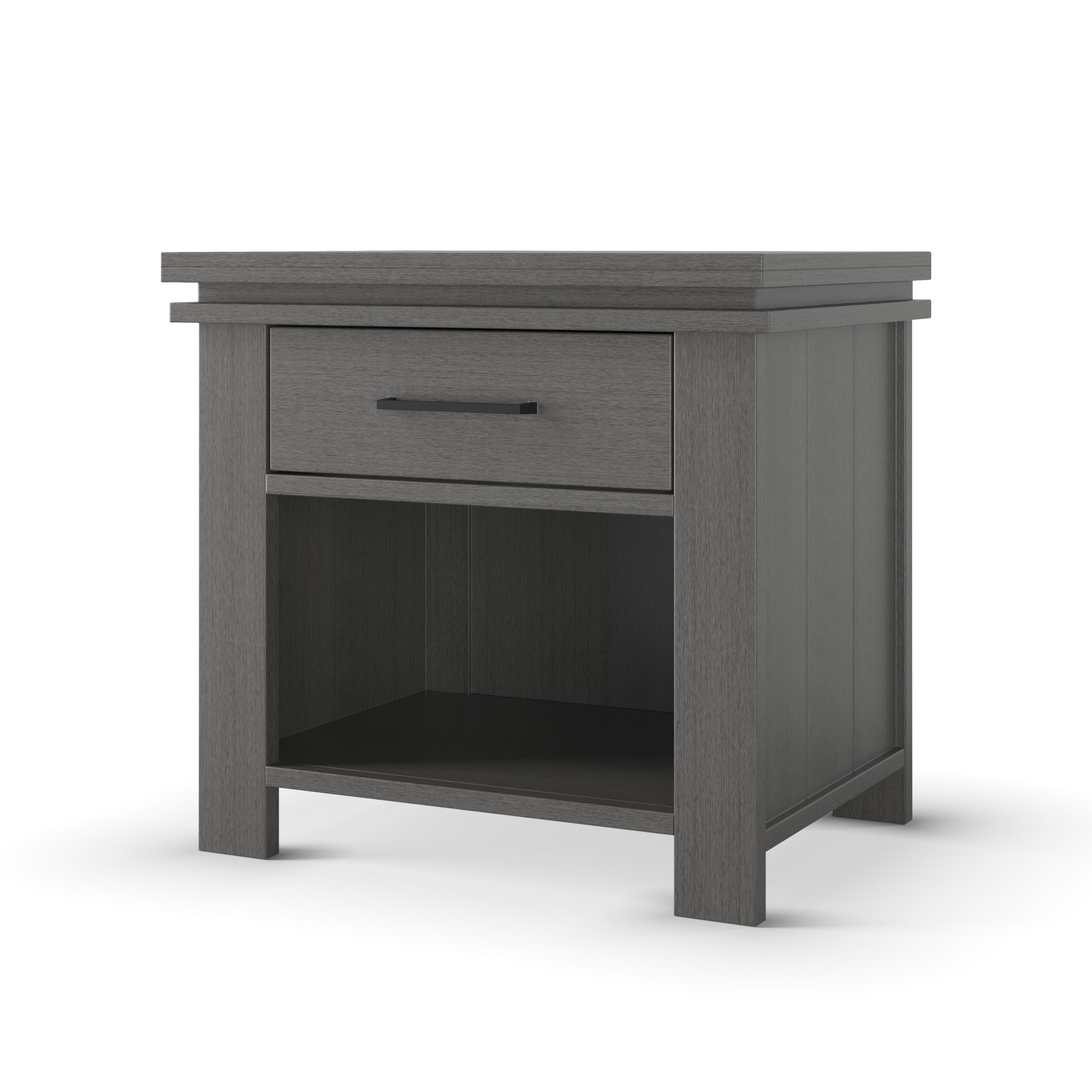 Denman Nightstand. Midnight Gray - Image 3