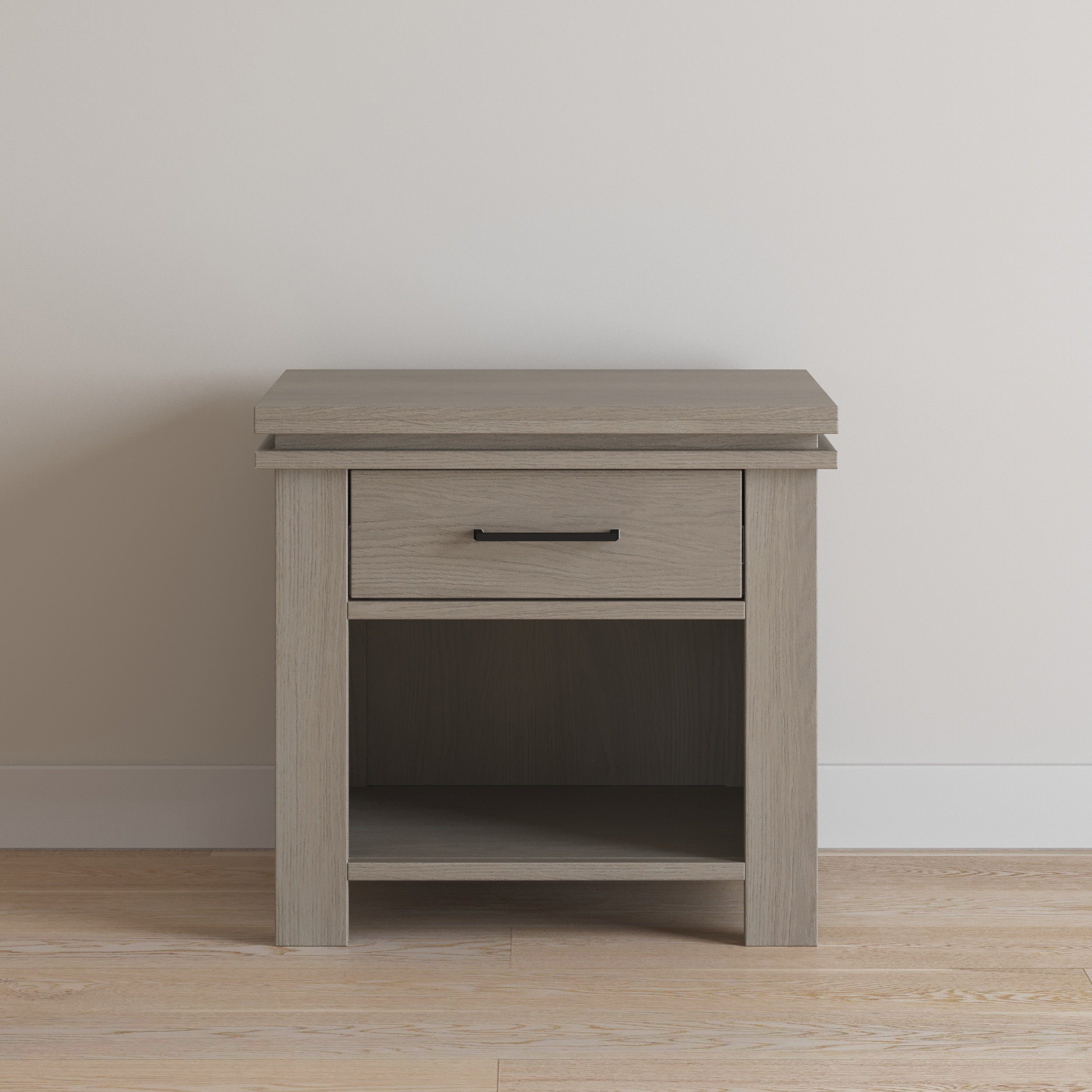 Denman Nightstand. Crescent Gray - Image 2