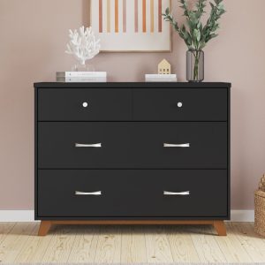 Soho 3-Drawer Dresser. Ebony
