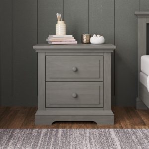 Jordyn Nightstand. Ready-to-Assemble. Lunar Gray