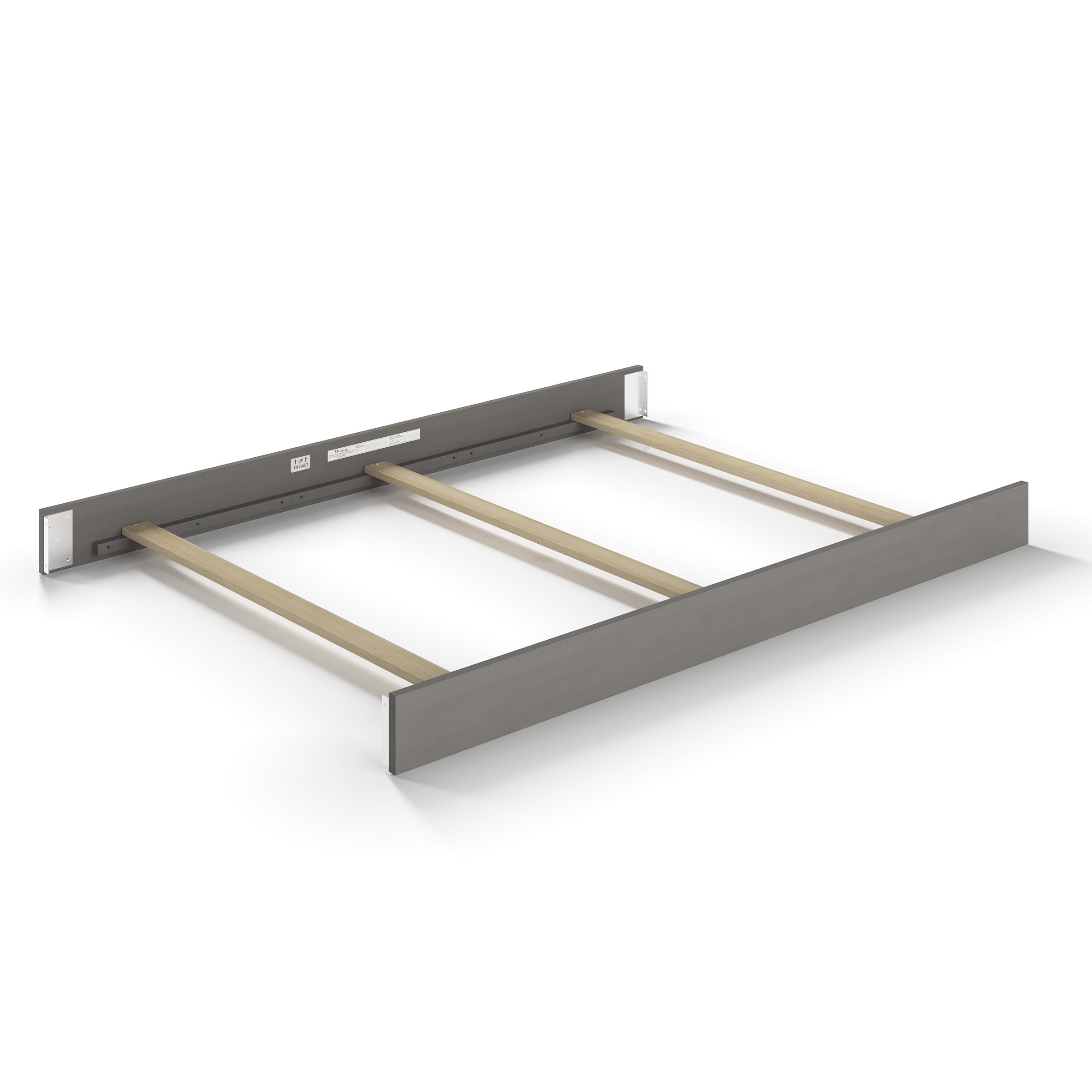 F06424 - Full-Size Bed Rails. Lunar Gray