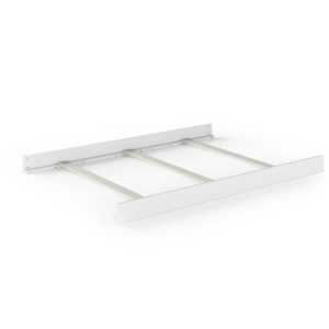 F06454 - Full-Size Bed Rails. Matte White