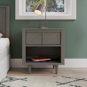Surrey Hill Nightstand. Lunar Gray