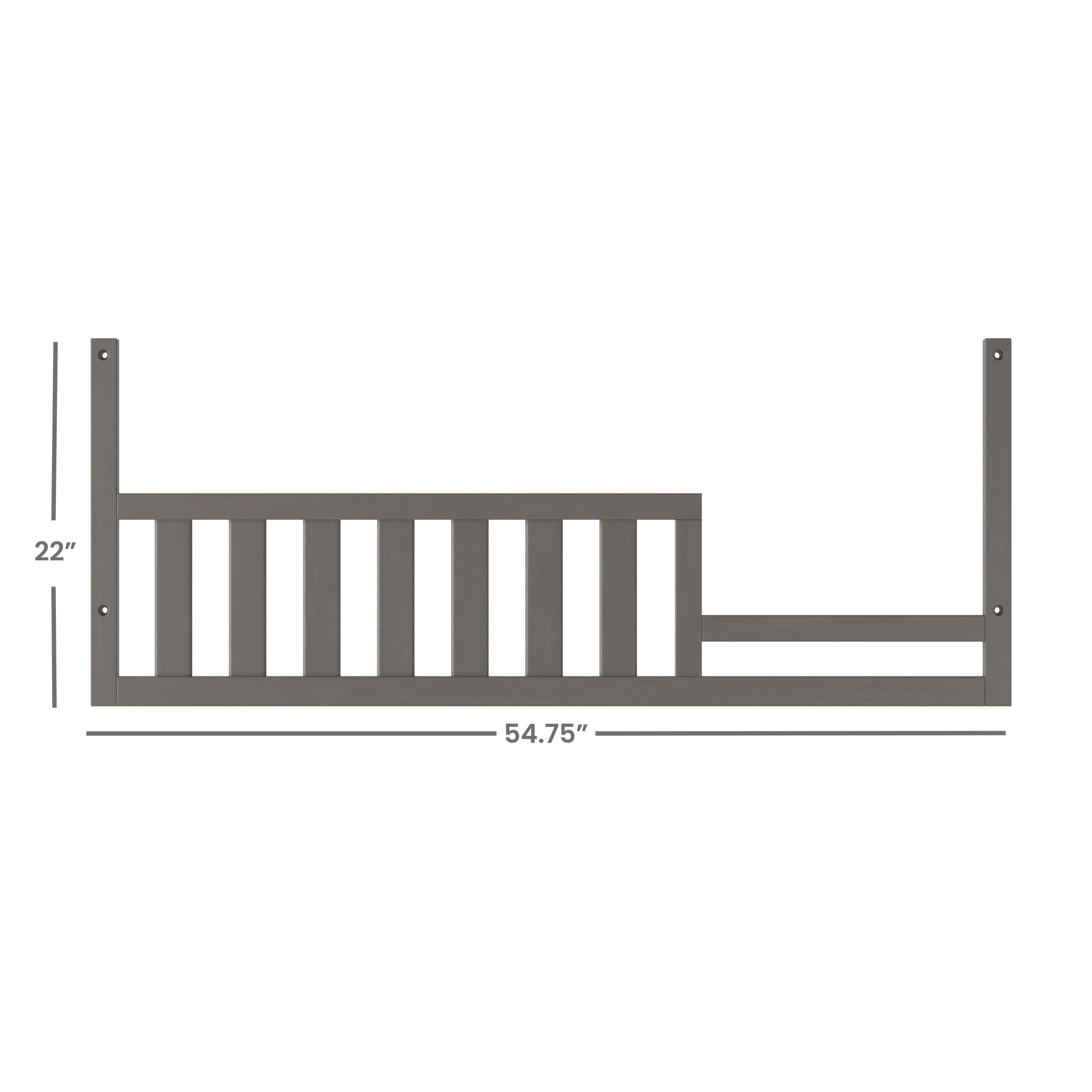 F09554 - Toddler Guard Rail - Chelsea Grey - Image 2