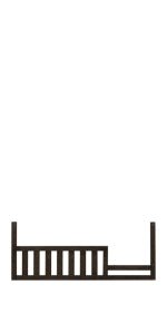 F09554 - Toddler Guard Rail. Slate