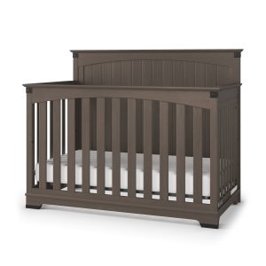 Redmond Full Panel 4-in-1 Convertible Crib. Dapper Gray
