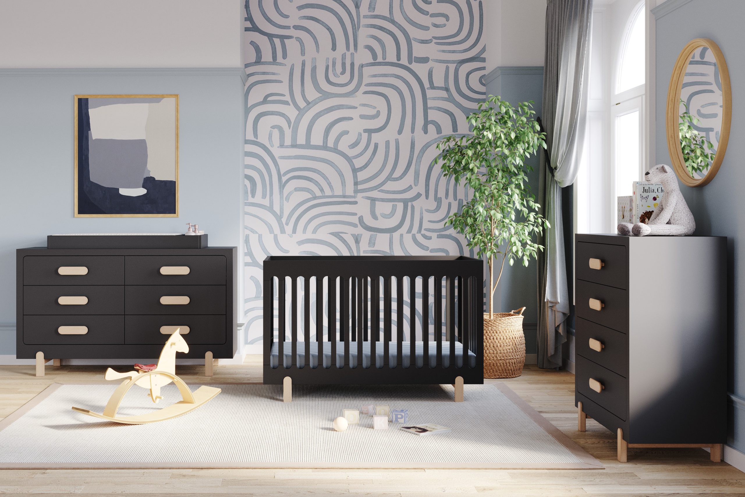 Park Heights 4-Drawer Chest - Caviar Black - Image 6