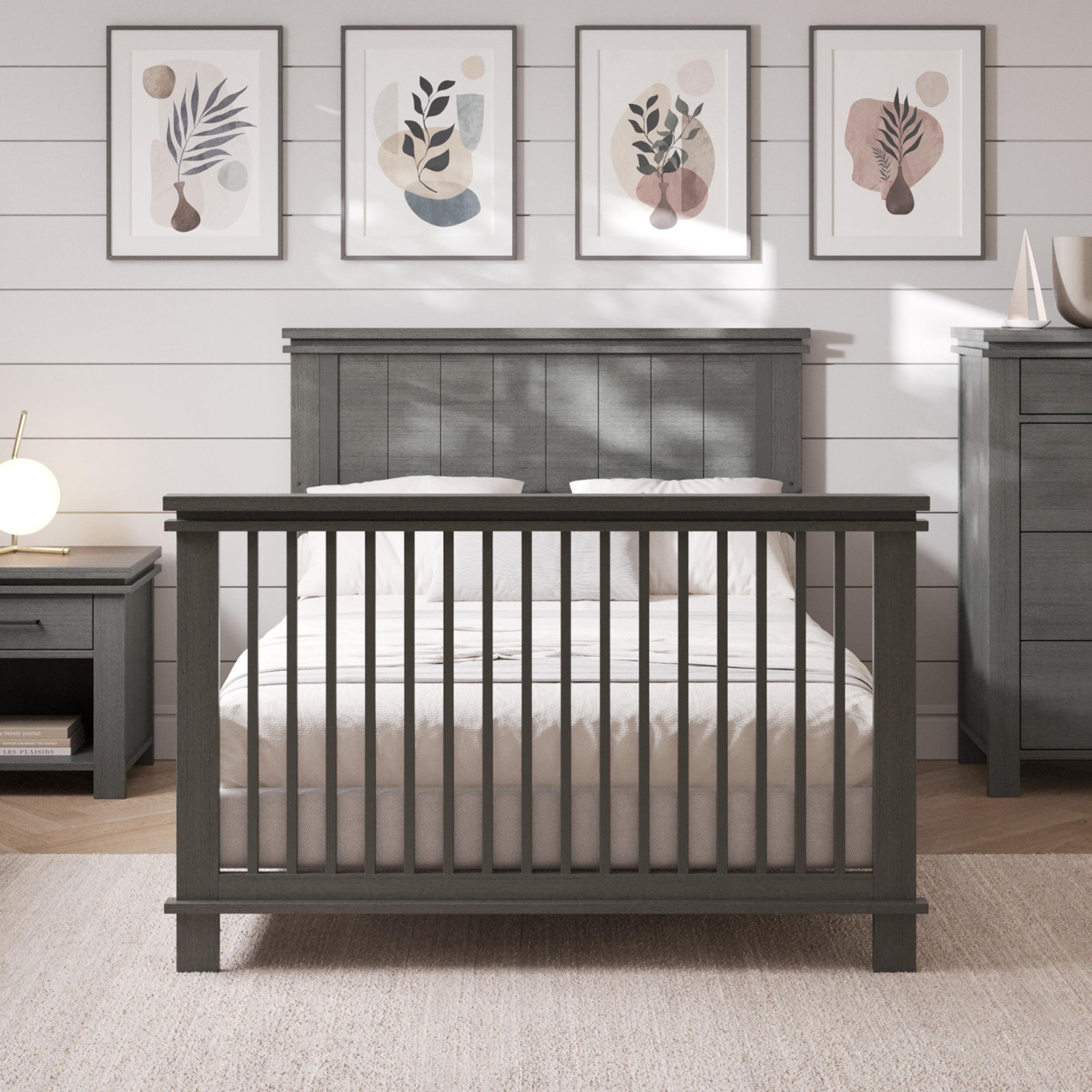 F06424 - Full-Size Bed Rails. Midnight Grey - Image 4