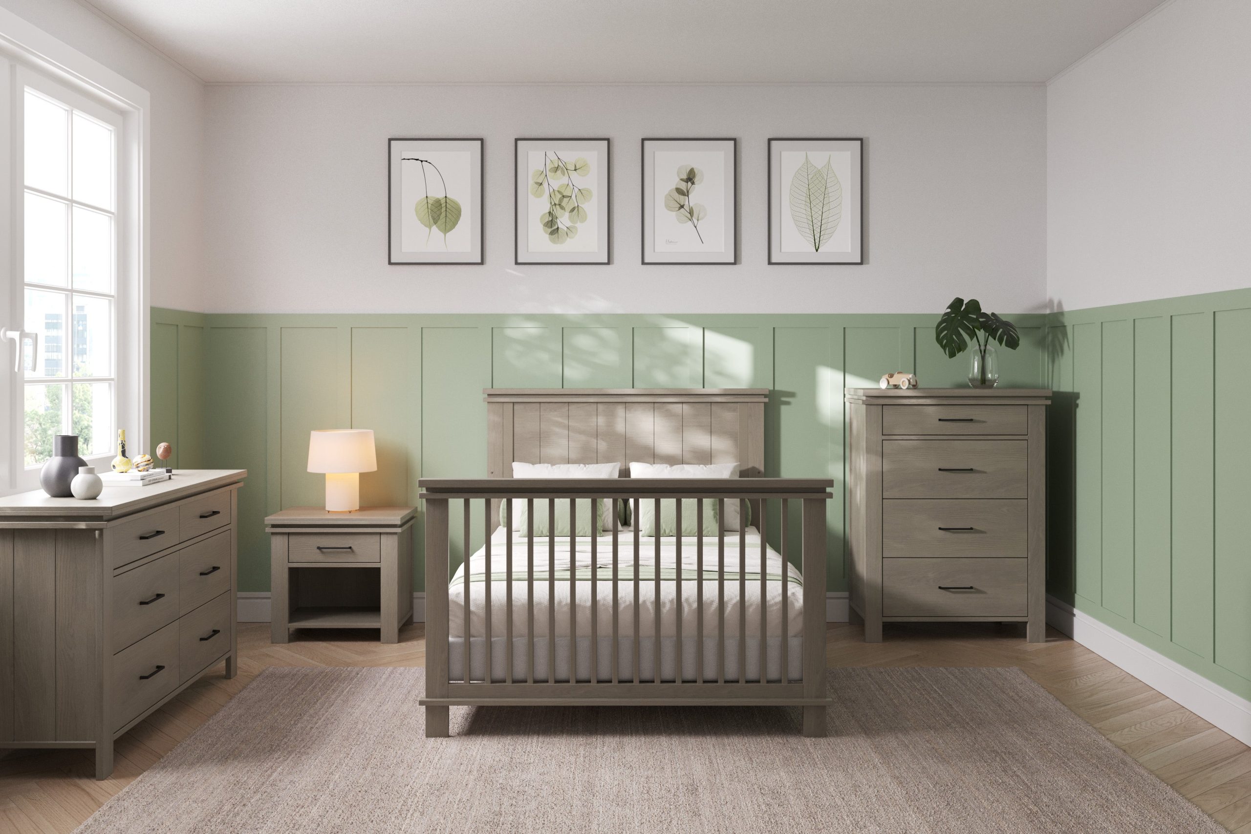 Denman Nightstand. Crescent Gray - Image 7