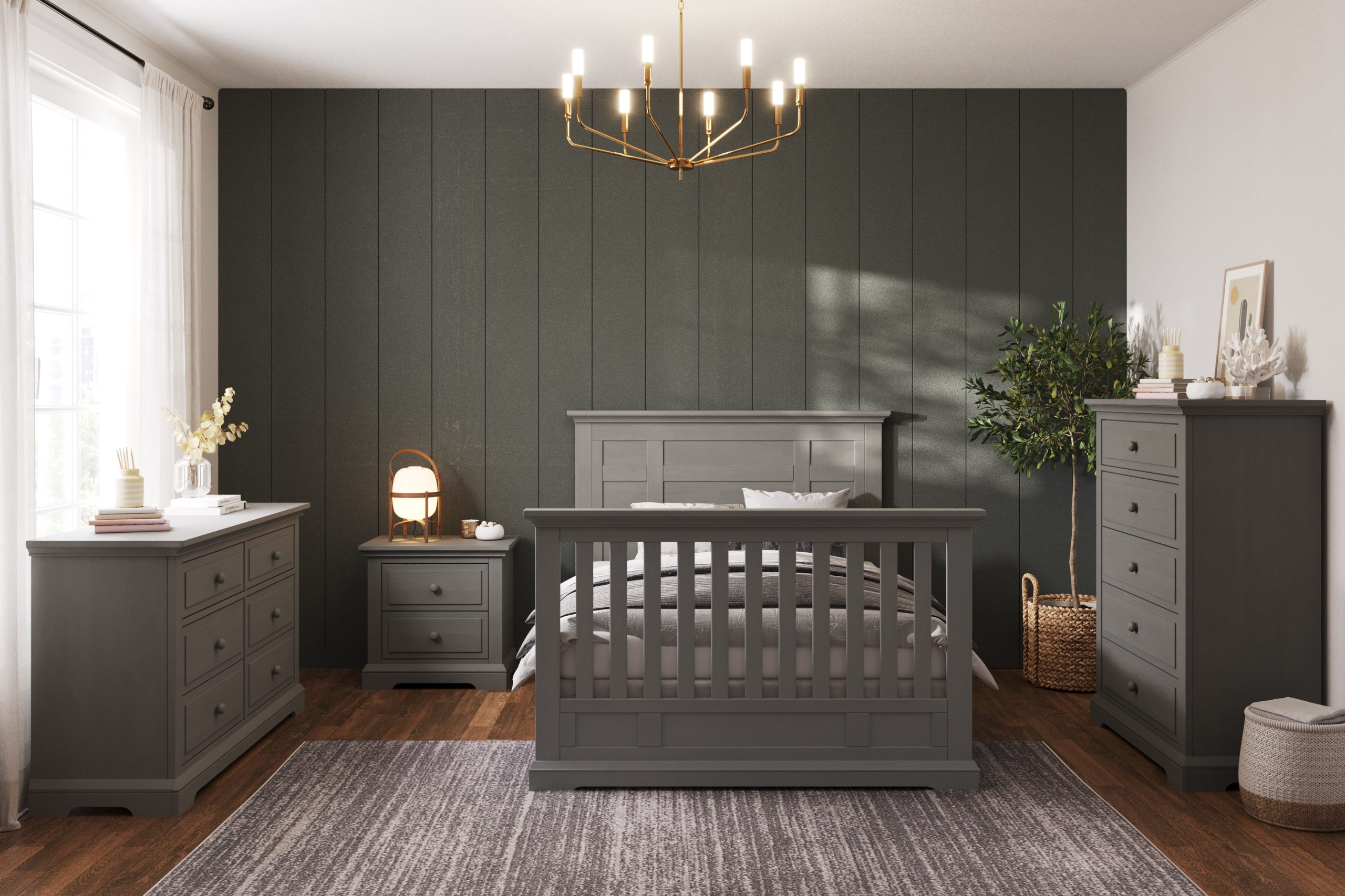 Jordyn Nightstand. Ready-to-Assemble. Lunar Gray - Image 13
