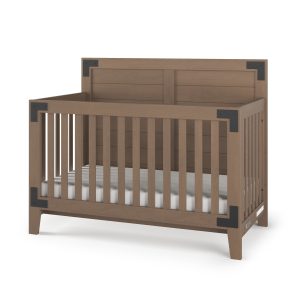 Lucas 4-in-1 Convertible Crib. Dusty Heather