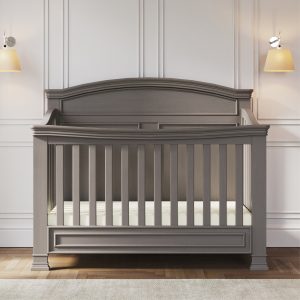 Westgate 4-in-1 Convertible Crib. Chelsea Grey
