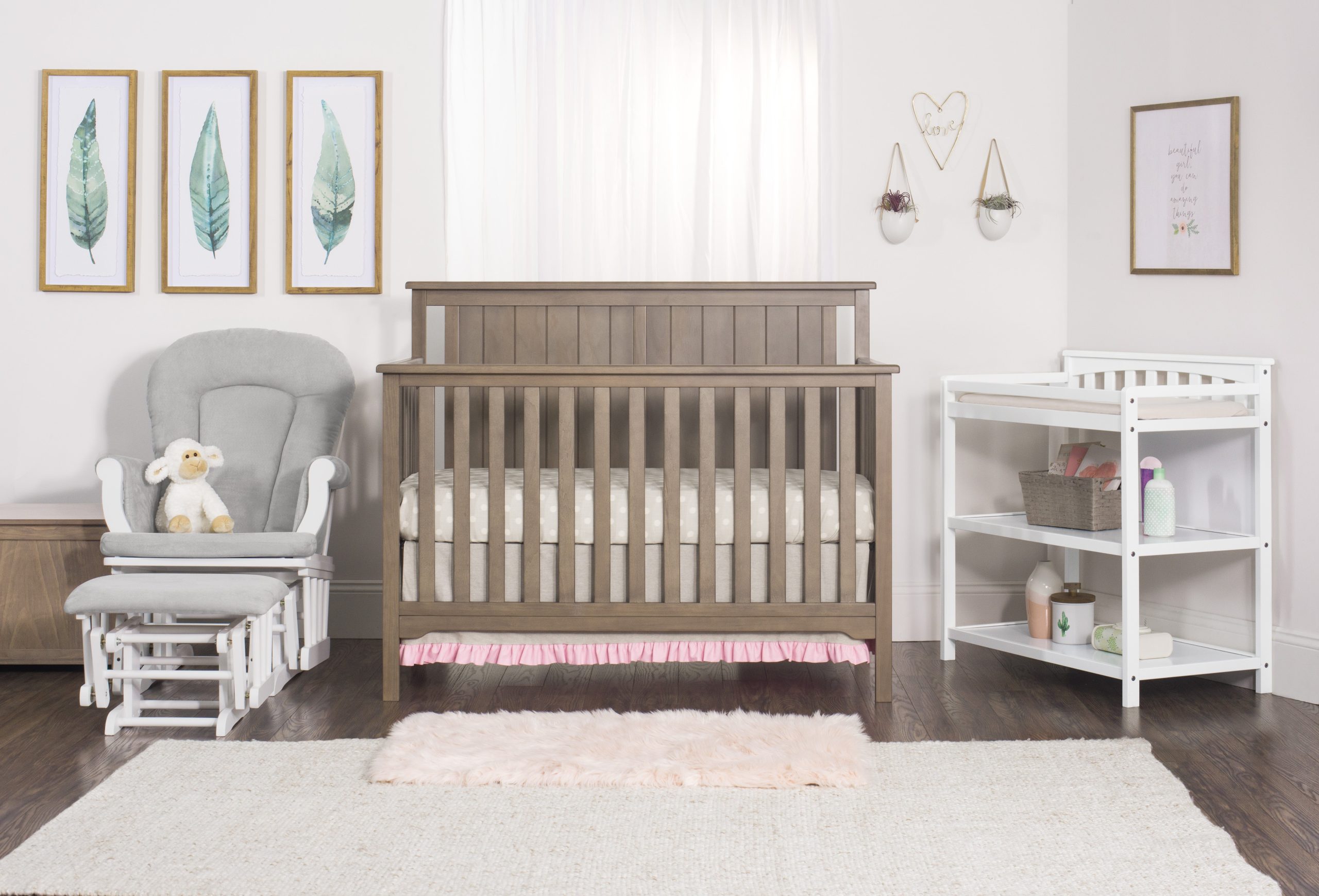 Flat Top Baby Changing Table. Dusty Heather - Image 9