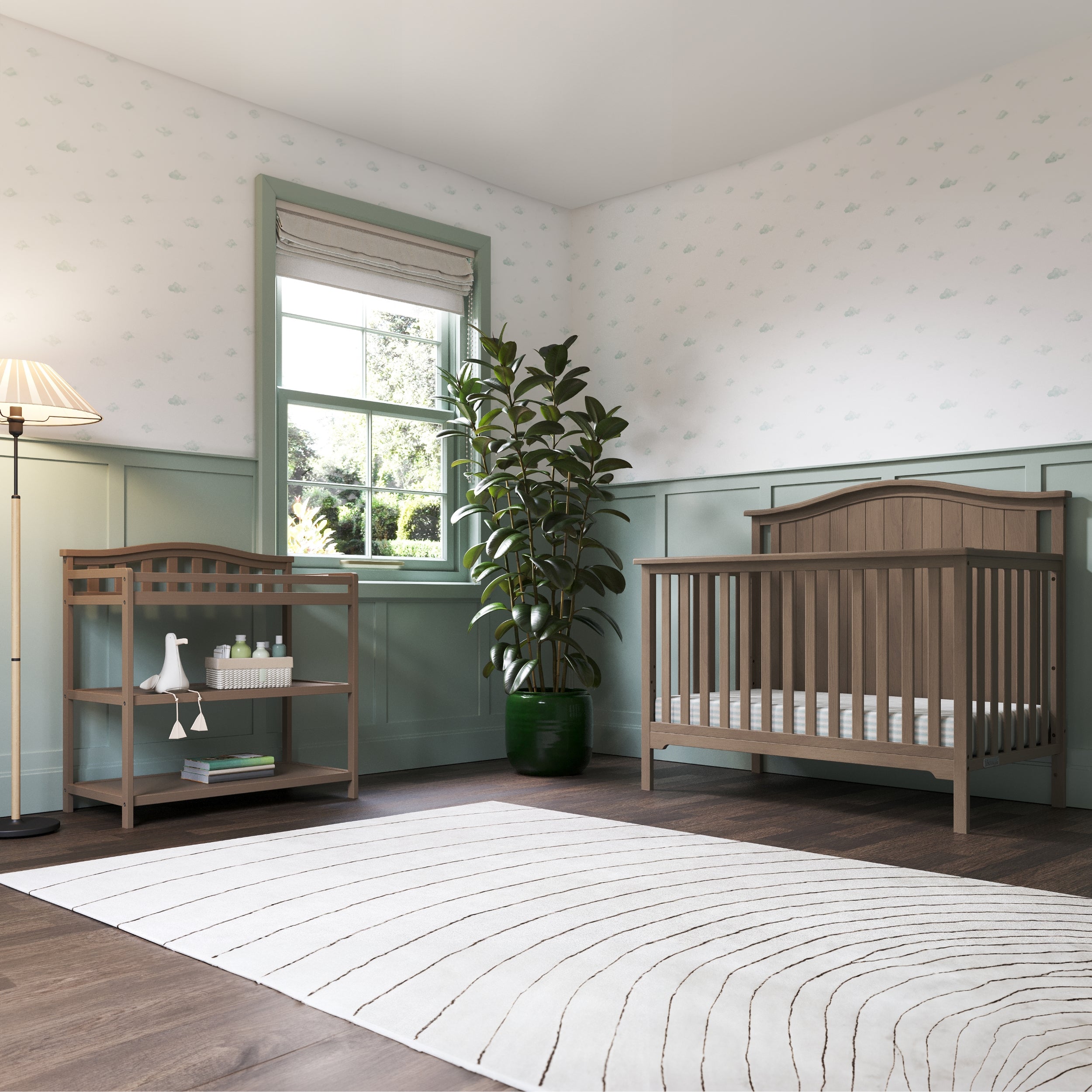 Hampton Arch Top 4-Piece Nursery Set - Image 2