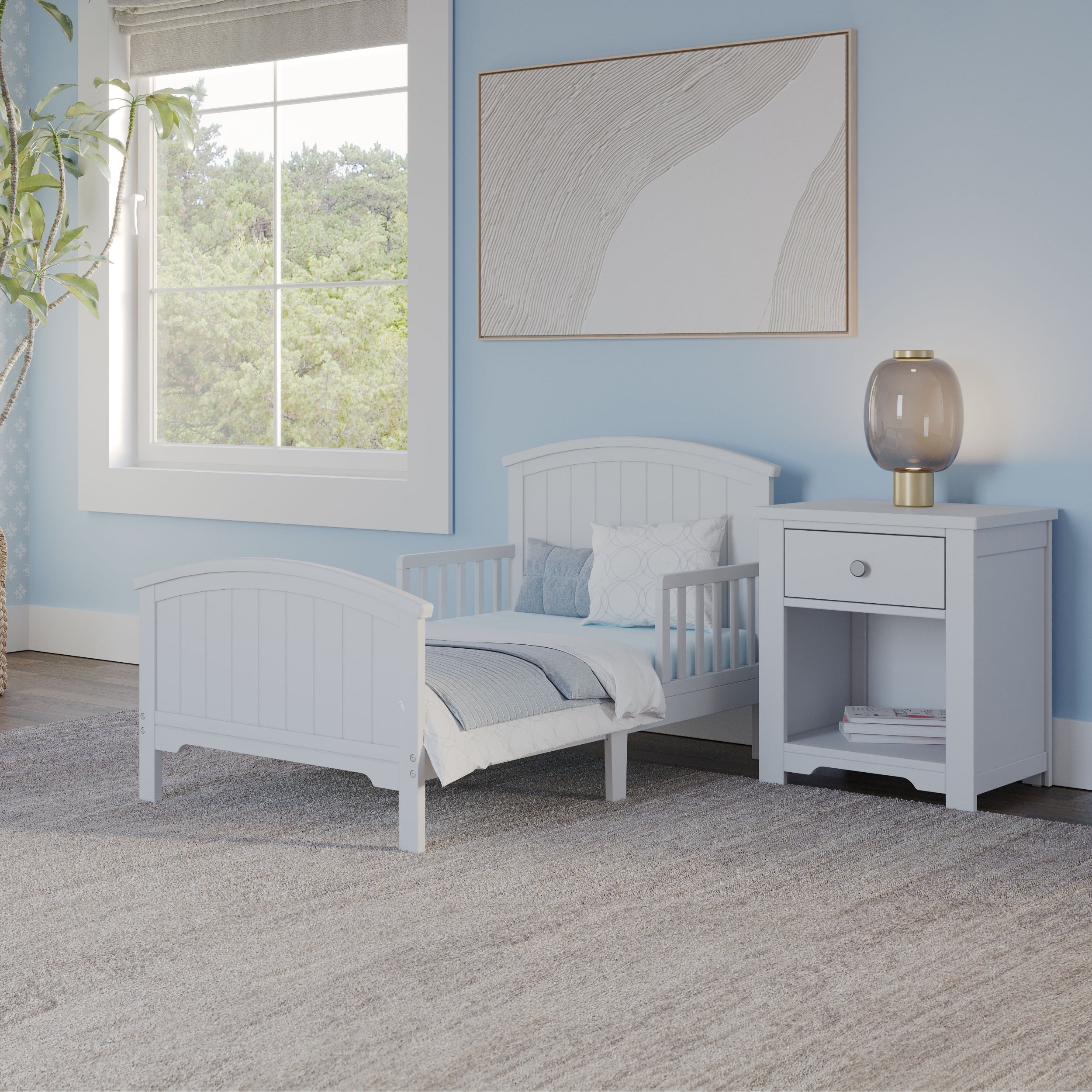 Hampton Toddler Bed. Matte White - Image 13