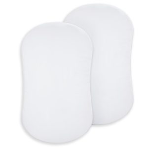 BassiNest® Fitted Sheet 100% Organic Cotton 2-Pack
