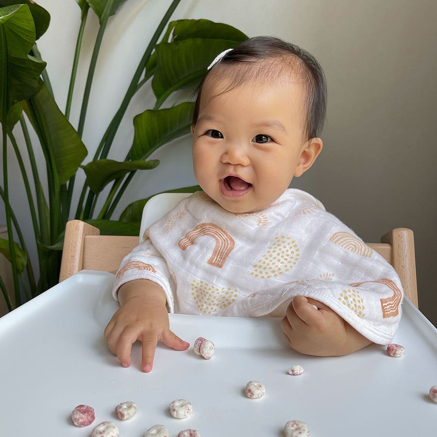 boutique 100% cotton muslin burpy bibs 2 pack - Image 2