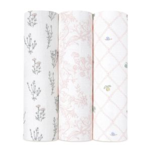 boutique silky soft swaddle blanket 3 pack