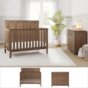 Atwood 2-Piece Nursery Set With Crib and Dresser