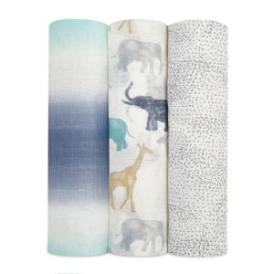 boutique silky soft swaddle blanket 3 pack