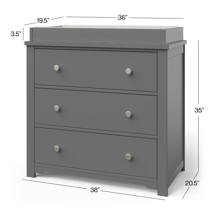 Camden 2-Piece Nursery Set With Crib and Dresser - Image 5