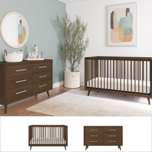 Cranbrook 2 Piece Nursery Set with Crib and Dresser