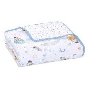 essentials cotton muslin dream blanket