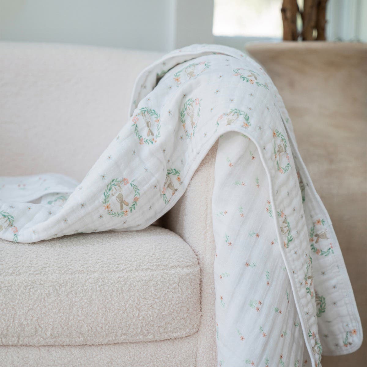 essentials cotton muslin dream blanket - Image 2