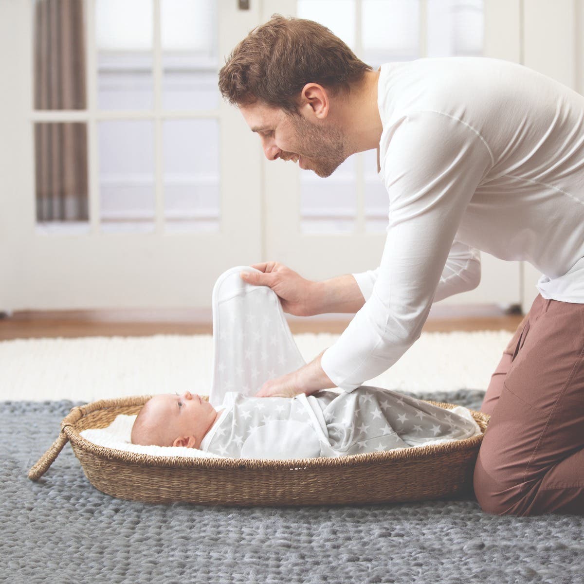essentials easy swaddle wrap quick change 3 pack TOG 1.0 - Image 6