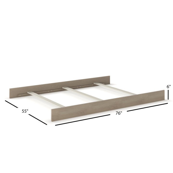 F06424 - Full-Size Bed Rails. Crescent Grey - Image 2