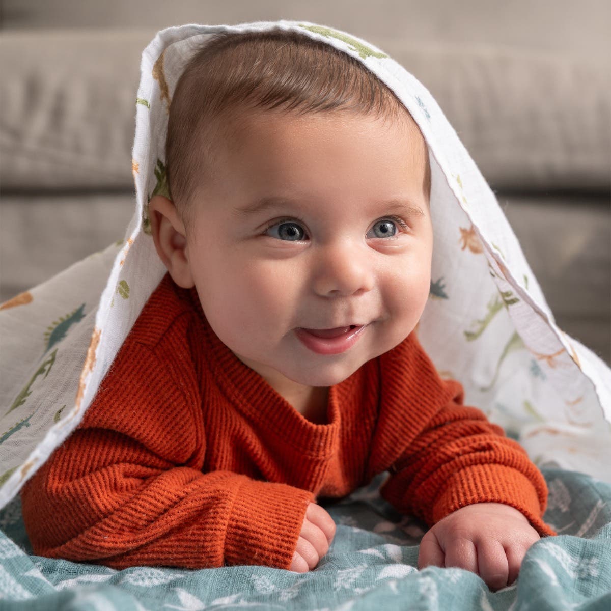 essentials cotton muslin swaddle blanket 4 pack - Image 2