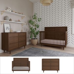 Surrey Hill 2-Piece Nursery Set with Crib and Dresser