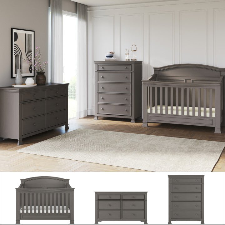 Westgate 3-Piece Nursery Set with Crib. Dresser and Chest