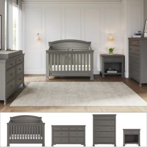 Westgate 4-Piece Nursery Set with Crib. Dresser. Chest and Nightstand